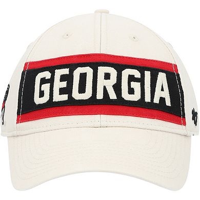 Men's '47 Cream Georgia Bulldogs Crossroad MVP Adjustable Hat
