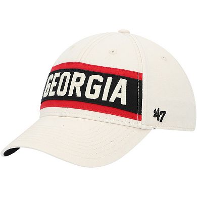 Men's '47 Cream Georgia Bulldogs Crossroad MVP Adjustable Hat