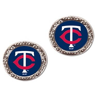 Women's WinCraft Minnesota Twins Round Post Earrings