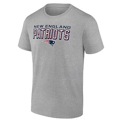 Men's Heather Gray New England Patriots Swagger T-Shirt