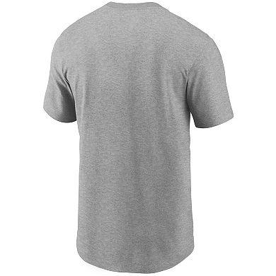 Men's Nike Heather Gray Washington Nationals Team T-Shirt