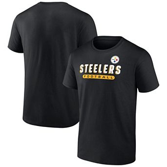 Men's Black Pittsburgh Steelers Spirit T-Shirt
