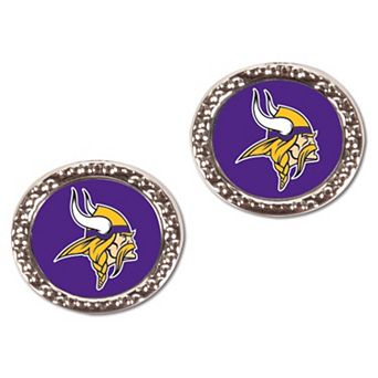 Women's WinCraft Minnesota Vikings Round Post Earrings