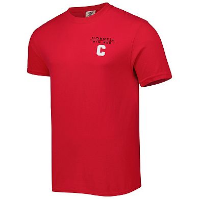 Men's Red Cornell Big Red Landscape Shield T-Shirt