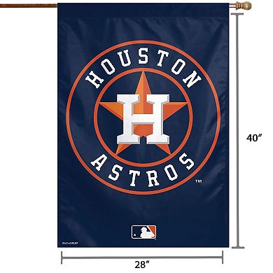 "WinCraft Houston Astros 28"" x 40"" Primary Logo Single-Sided Vertical Banner"