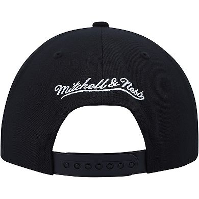 Men's Mitchell & Ness Black Pittsburgh Penguins Vintage Hat Trick Snapback Hat