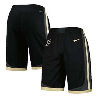 Men's Nike Black Purdue Boilermakers Replica Performance Shorts