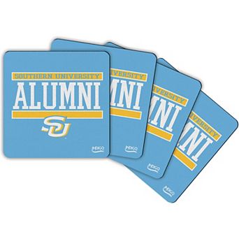 Southern University Jaguars Alumni 4-Pack Neoprene Coaster Set