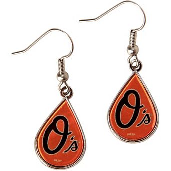 WinCraft Baltimore Orioles Tear Drop Dangle Earrings