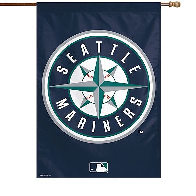 "WinCraft Seattle Mariners 28"" x 40"" Circle Logo Single-Sided Vertical Banner"