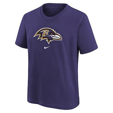 Preschool Nike Purple Baltimore Ravens Team Wordmark T-Shirt