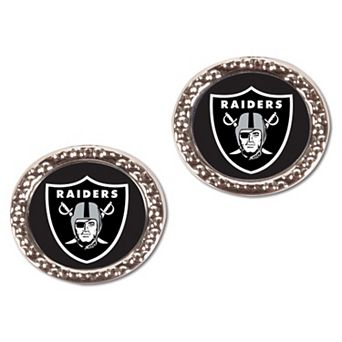 Women's WinCraft Las Vegas Raiders Round Post Earrings