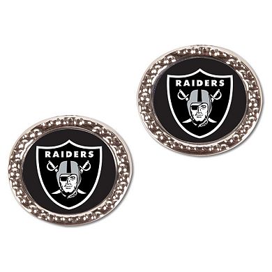 Women's WinCraft Las Vegas Raiders Round Post Earrings