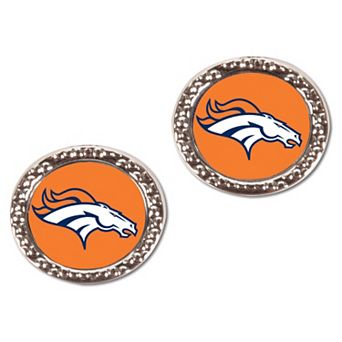 Women's WinCraft Denver Broncos Round Post Earrings