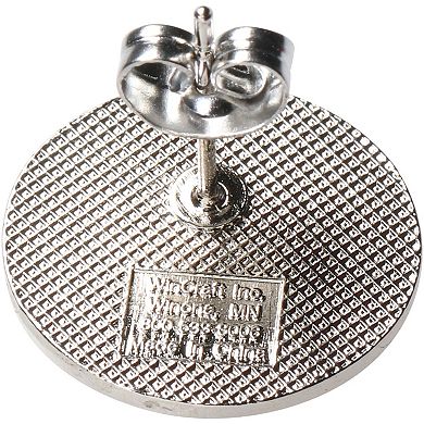 Women's WinCraft Denver Broncos Round Post Earrings