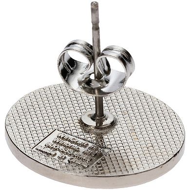 Women's WinCraft Carolina Panthers Round Post Earrings