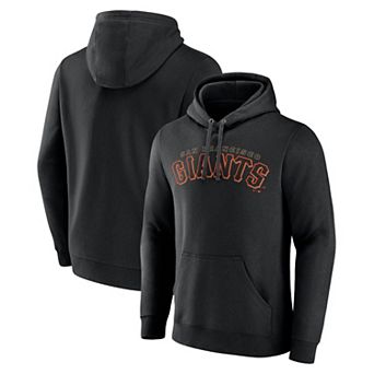 Men's Black San Francisco Giants Giants Alternate Club Lettering Pullover Hoodie