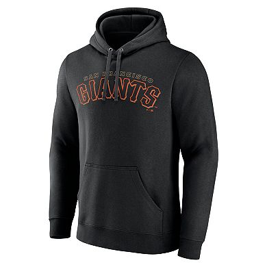 Men's Black San Francisco Giants Giants Alternate Club Lettering Pullover Hoodie