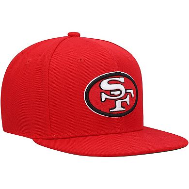 Youth Mitchell & Ness Scarlet San Francisco 49ers Gridiron Classics Ground Snapback Hat
