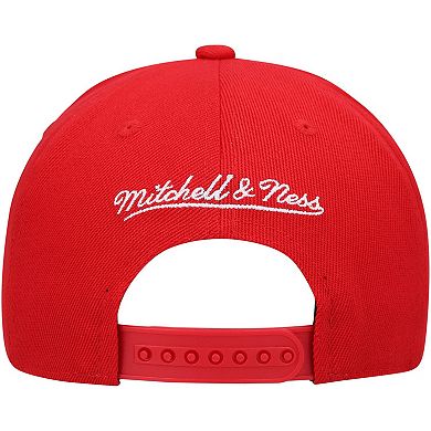 Youth Mitchell & Ness Scarlet San Francisco 49ers Gridiron Classics Ground Snapback Hat