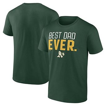Men's Green Athletics Best Dad Ever T-Shirt