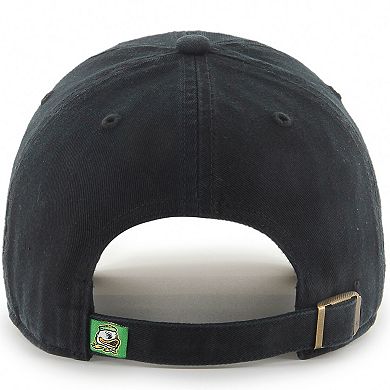 Men's '47 Black Oregon Ducks Clean Up Adjustable Hat