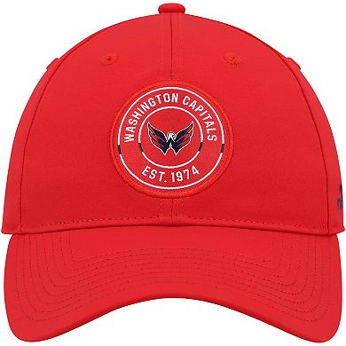 Men's adidas Red Washington Capitals Team Circle Slouch Adjustable Hat