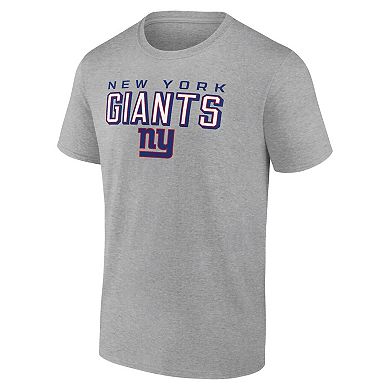 Men's Heather Gray New York Giants Swagger T-Shirt