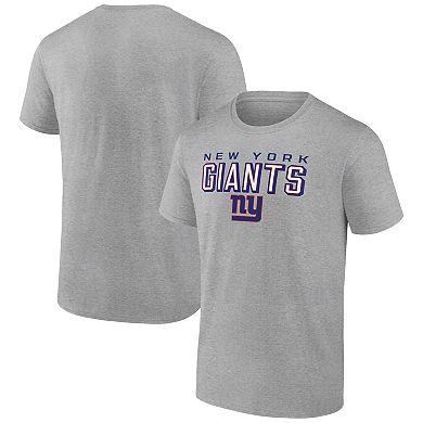 Men's Heather Gray New York Giants Swagger T-Shirt
