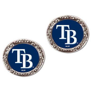 Women's WinCraft Tampa Bay Rays Round Post Earrings