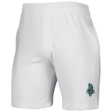 White New York Liberty Core Solid Shorts