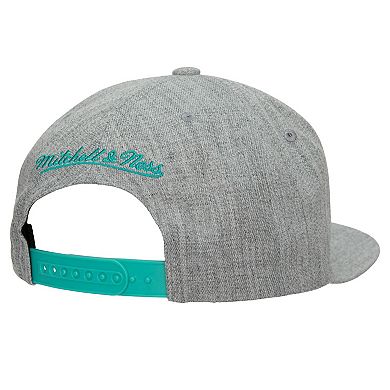 Men's Mitchell & Ness Heather Gray Vancouver Grizzlies Hardwood Classics 2.0 Snapback Hat