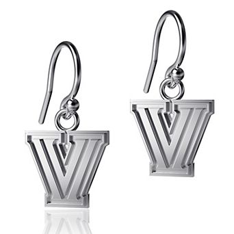 Women's Dayna Designs Villanova Wildcats Silver Dangle Earrings