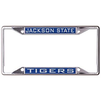 WinCraft Jackson State Tigers Printed Metal License Plate Frame