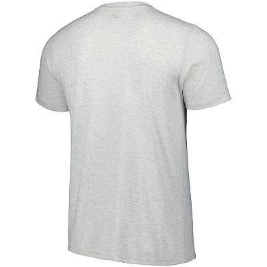 Men's Homage Ash New Orleans Saints Jazz Hyper Local Tri-Blend T-Shirt