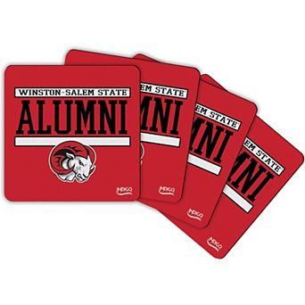 Winston-Salem State Rams Alumni 4-Pack Neoprene Coaster Set