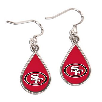 WinCraft San Francisco 49ers Tear Drop Dangle Earrings