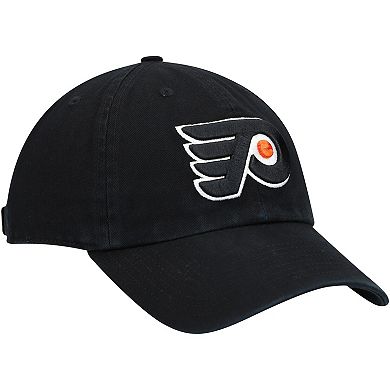 Men's '47 Black Philadelphia Flyers Team Clean Up Adjustable Hat