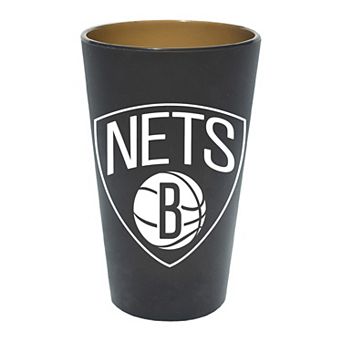 WinCraft Brooklyn Nets 16oz. Team Color Silicone Pint Glass