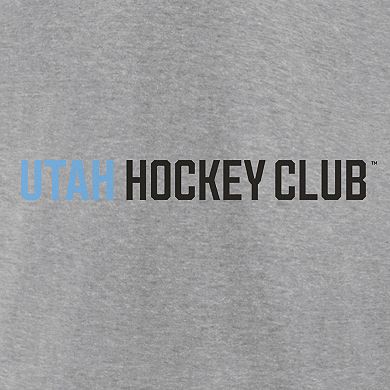 Men's Fanatics Heather Gray Utah Mammoth Wordmark Logo T-Shirt