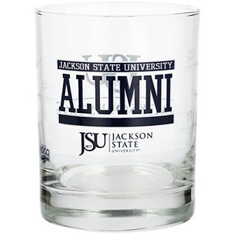 Jackson State Tigers 14oz. Alumni Rocks Glass