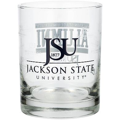 Jackson State Tigers 14oz. Alumni Rocks Glass