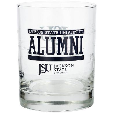 Jackson State Tigers 14oz. Alumni Rocks Glass