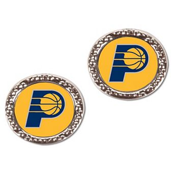 Women's WinCraft Indiana Pacers Round Post Earrings