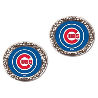 Women's WinCraft Chicago Cubs Round Post Earrings