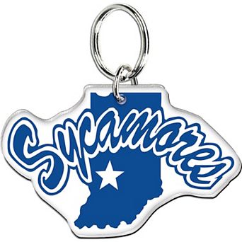 WinCraft Indiana State Sycamores Premium Team Acrylic Key Ring
