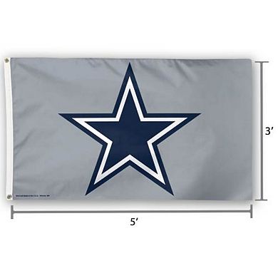 WinCraft Dallas Cowboys 3' x 5' Team Deluxe Single-Sided Flag