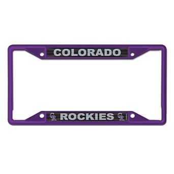 WinCraft Colorado Rockies Chrome Color License Plate Frame