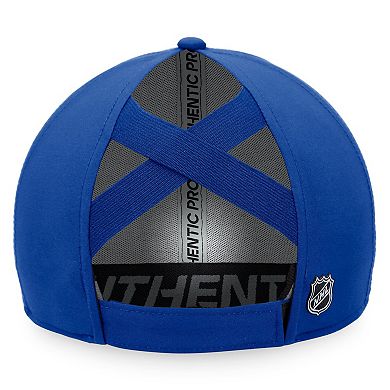 Women's Fanatics Royal New York Islanders Authentic Pro Road Structured Adjustable Hat