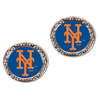 Women's WinCraft New York Mets Round Post Earrings